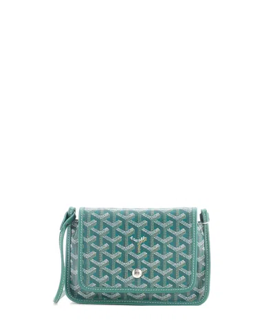 Pre-owned Pre-owned Goyard  Goyard Plumet Clutch Wallet Coated Canvas In Green