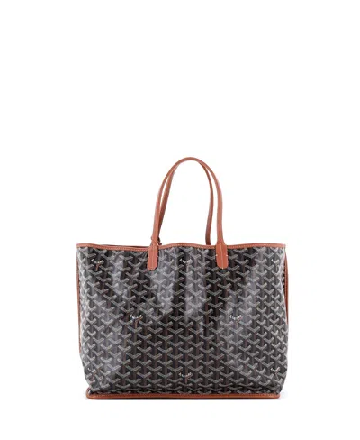 Pre-owned Pre-owned Goyard  Goyard Pm Anjou Reversible Tote Coated Canvas In Brown