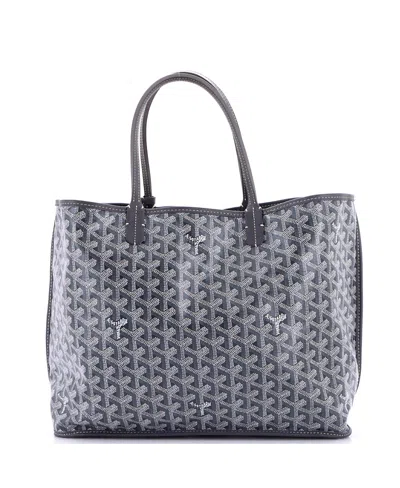Pre-owned Pre-owned Goyard  Goyard Pm Anjou Reversible Tote Coated Canvas In Gray