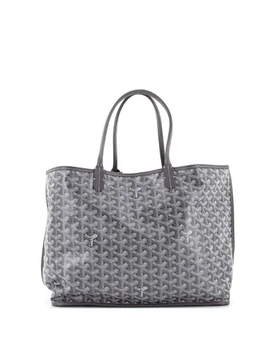 Pre-owned Pre-owned Goyard  Goyard Pm Anjou Reversible Tote Coated Canvas In Gray