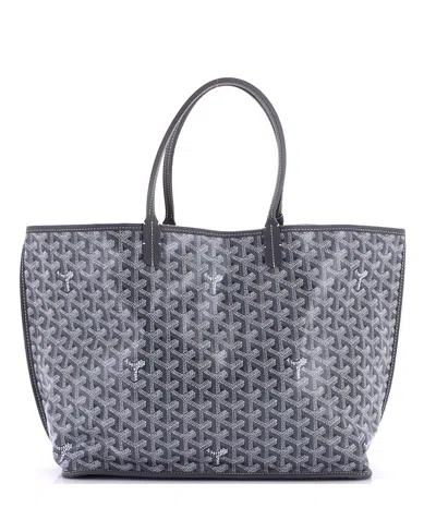 Pre-owned Pre-owned Goyard  Goyard Pm Anjou Reversible Tote Coated Canvas In Gray