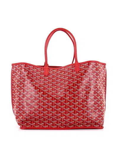 Pre-owned Pre-owned Goyard  Goyard Pm Anjou Reversible Tote Coated Canvas In Red
