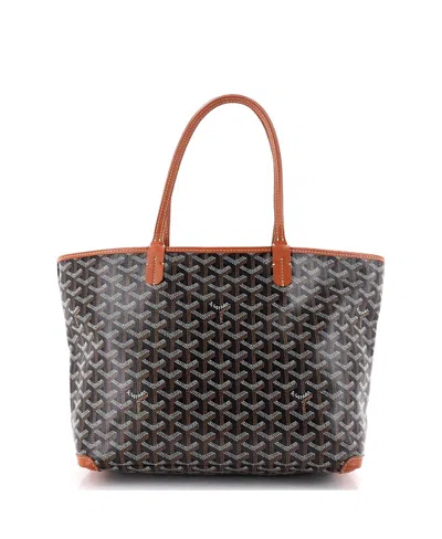 Pre-owned Pre-owned Goyard  Goyard Pm Artois Tote Coated Canvas In Black