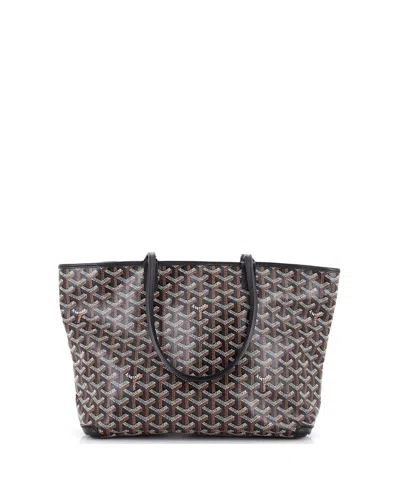 Pre-owned Pre-owned Goyard  Goyard Pm Artois Tote Coated Canvas In Black