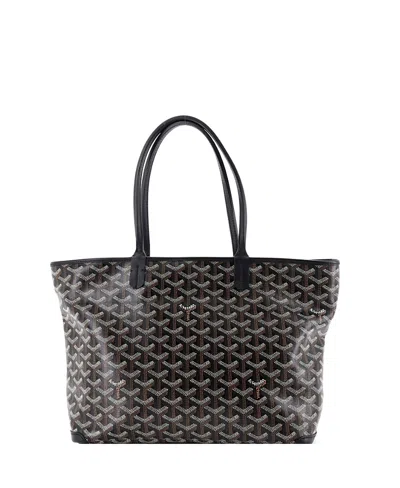 Pre-owned Pre-owned Goyard  Goyard Pm Artois Tote Coated Canvas In Black