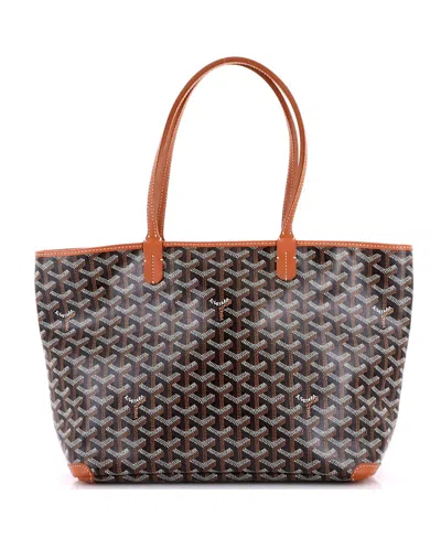 Pre-owned Pre-owned Goyard  Goyard Pm Artois Tote Coated Canvas In Brown
