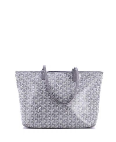Pre-owned Pre-owned Goyard  Goyard Pm Artois Tote Coated Canvas In Gray