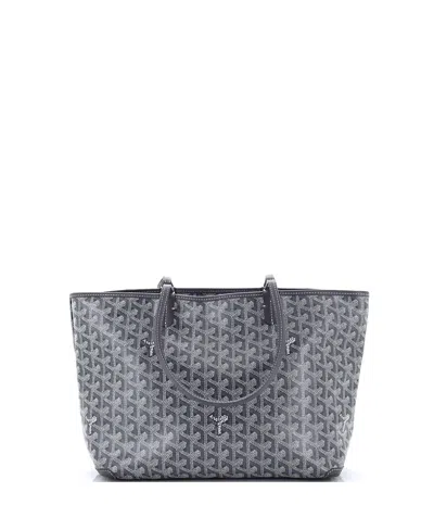 Pre-owned Pre-owned Goyard  Goyard Pm Artois Tote Coated Canvas In Gray