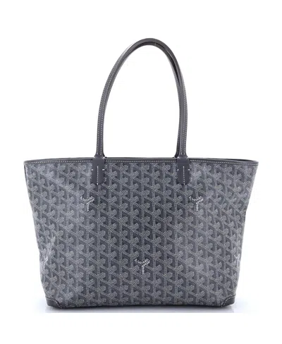 Pre-owned Pre-owned Goyard  Goyard Pm Artois Tote Coated Canvas In Gray