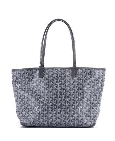 Pre-owned Pre-owned Goyard  Goyard Pm Artois Tote Coated Canvas In Gray