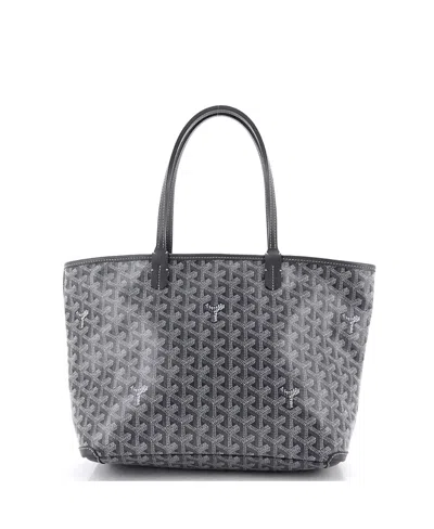 Pre-owned Pre-owned Goyard  Goyard Pm Artois Tote Coated Canvas In Gray