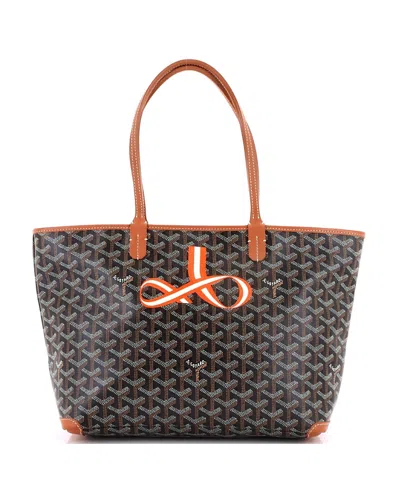 Pre-owned Pre-owned Goyard  Goyard Pm Artois Tote Printed Coated Canvas In Brown