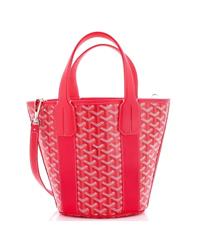 Pre-owned Pre-owned Goyard  Goyard Pm Belharra Tote Coated Canvas In Pink