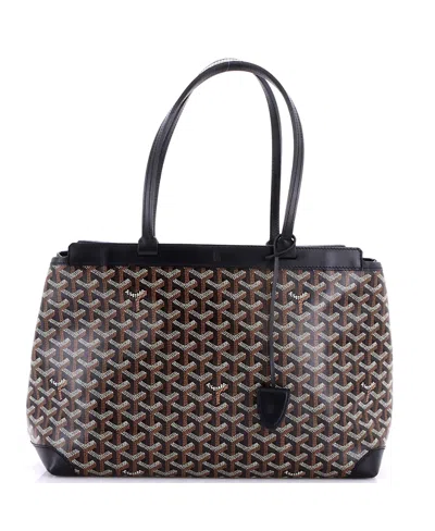 Pre-owned Pre-owned Goyard  Goyard Pm Bellechasse Bag Coated Canvas In Black