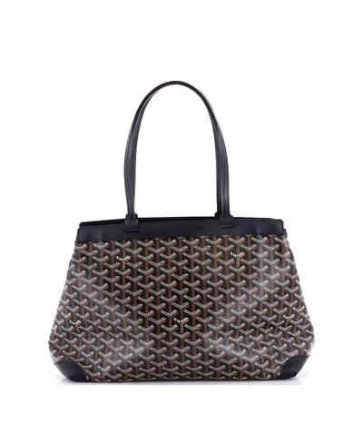 Pre-owned Pre-owned Goyard  Goyard Pm Bellechasse Bag Coated Canvas In Black