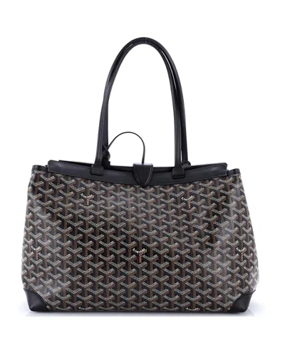 Pre-owned Pre-owned Goyard  Goyard Pm Bellechasse Bag Coated Canvas In Black
