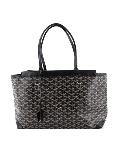 Pre-owned Pre-owned Goyard  Goyard Pm Bellechasse Bag Coated Canvas In Black