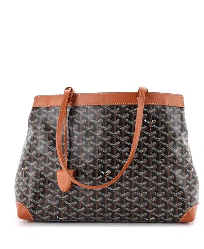 Pre-owned Pre-owned Goyard  Goyard Pm Bellechasse Bag Coated Canvas In Brown