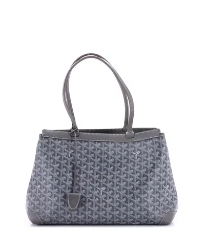 Pre-owned Pre-owned Goyard  Goyard Pm Bellechasse Bag Coated Canvas In Gray