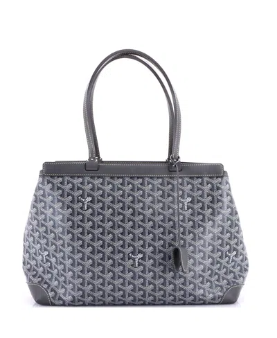 Pre-owned Pre-owned Goyard  Goyard Pm Bellechasse Bag Coated Canvas In Gray