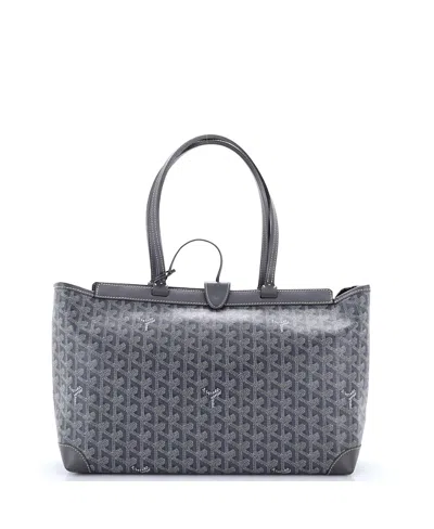 Pre-owned Pre-owned Goyard  Goyard Pm Bellechasse Bag Coated Canvas In Gray