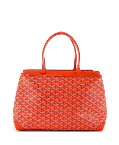 Pre-owned Pre-owned Goyard  Goyard Pm Bellechasse Bag Coated Canvas In Orange