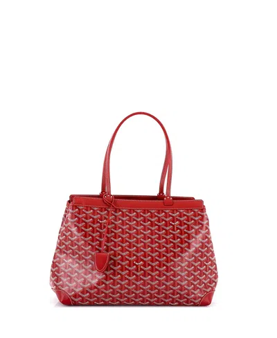 Pre-owned Pre-owned Goyard  Goyard Pm Bellechasse Bag Coated Canvas In Red