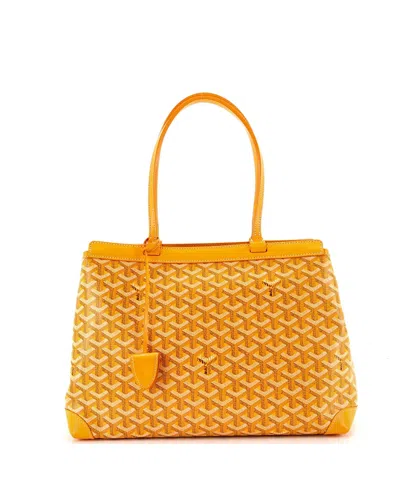 Pre-owned Pre-owned Goyard  Goyard Pm Bellechasse Bag Coated Canvas In Yellow