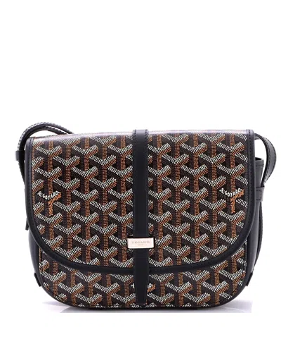 Pre-owned Pre-owned Goyard  Goyard Pm Belvedere Ii Messenger Bag Coated Canvas In Black