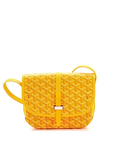 Pre-owned Pre-owned Goyard  Goyard Pm Belvedere Ii Messenger Bag Coated Canvas In Orange