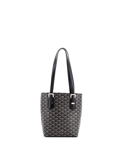 Pre-owned Pre-owned Goyard  Goyard Pm Marie Galante Bag Coated Canvas In Black