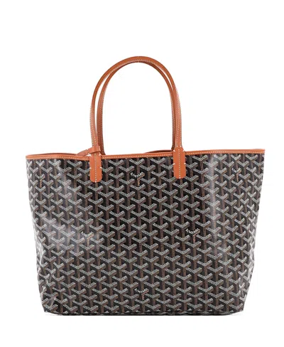 Pre-owned Pre-owned Goyard  Goyard Pm Saint Louis Tote Coated Canvas In Brown