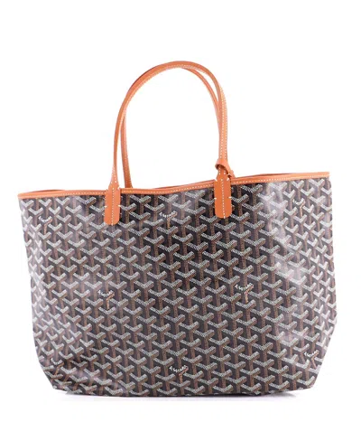Pre-owned Pre-owned Goyard  Goyard Pm Saint Louis Tote Coated Canvas In Brown