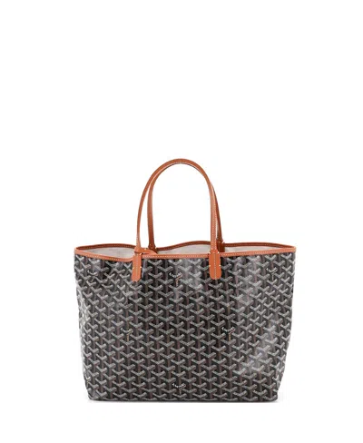 Pre-owned Pre-owned Goyard  Goyard Pm Saint Louis Tote Coated Canvas In Brown