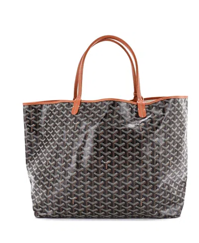 Pre-owned Pre-owned Goyard  Goyard Pm Saint Louis Tote Coated Canvas In Brown