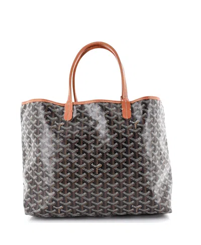 Pre-owned Pre-owned Goyard  Goyard Pm Saint Louis Tote Coated Canvas In Brown