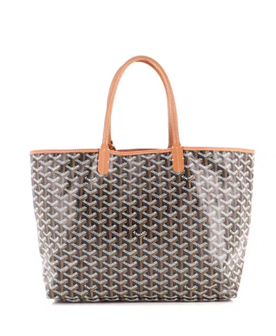 Pre-owned Pre-owned Goyard  Goyard Pm Saint Louis Tote Coated Canvas In Brown