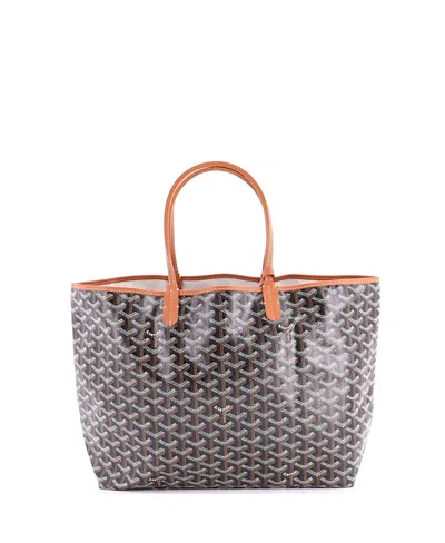 Pre-owned Pre-owned Goyard  Goyard Pm Saint Louis Tote Coated Canvas In Brown