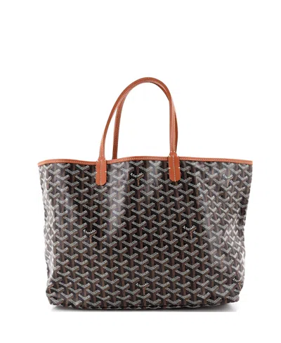 Pre-owned Pre-owned Goyard  Goyard Pm Saint Louis Tote Coated Canvas In Brown