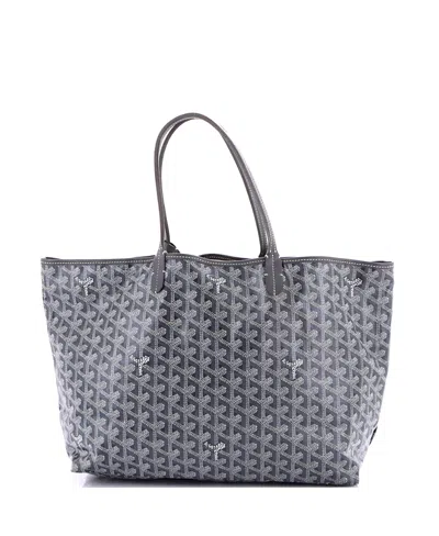 Pre-owned Pre-owned Goyard  Goyard Pm Saint Louis Tote Coated Canvas In Gray