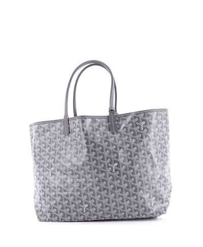 Pre-owned Pre-owned Goyard  Goyard Pm Saint Louis Tote Coated Canvas In Gray