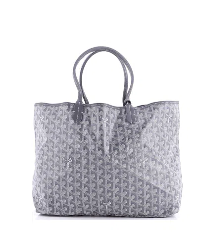Pre-owned Pre-owned Goyard  Goyard Pm Saint Louis Tote Coated Canvas In Gray