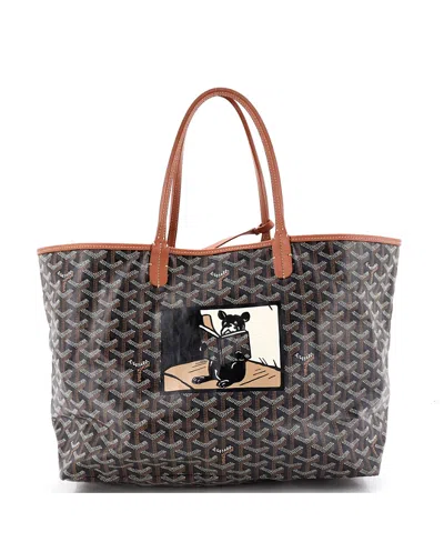 Pre-owned Pre-owned Goyard  Goyard Pm Saint Louis Tote Printed Coated Canvas