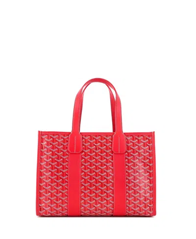 Pre-owned Pre-owned Goyard  Goyard Pm Villette Tote Coated Canvas In Red