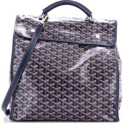 Pre-owned Goyard  Goyard Saint Leger Briefcase Backpack Coated Canvas In Multi