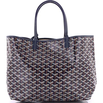 Pre-owned Goyard  Goyard Saint Louis Tote Coated Canvas Pm In Multi