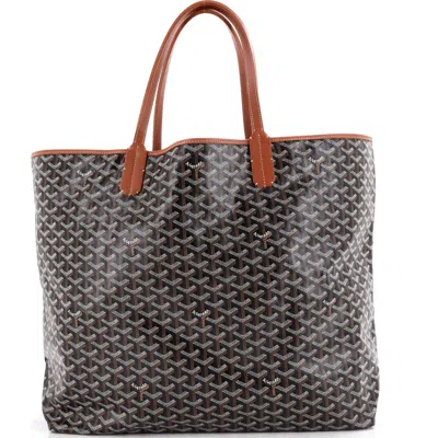 Pre-owned Goyard  Goyard Saint Louis Tote Coated Canvas Xxl In Multi