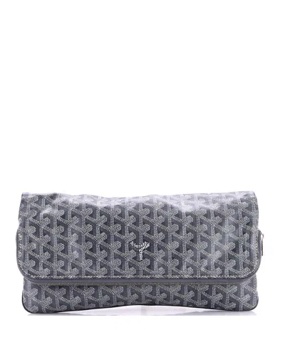 Pre-owned Pre-owned Goyard  Goyard Saint Marie Clutch Coated Canvas In Gray