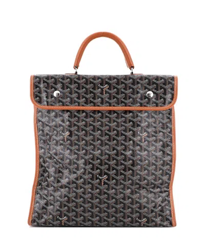 Pre-owned Pre-owned Goyard  Goyard Sainte Lucie Bag Coated Canvas In Brown