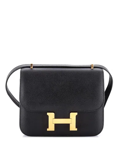 Pre-owned Pre-owned Hermes  Hermes 18 Constance Bag Epsom In Black